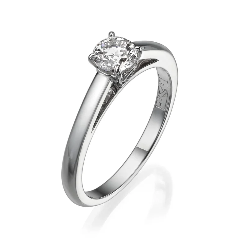 White Gold Diamond Ring 0.50ct F SI