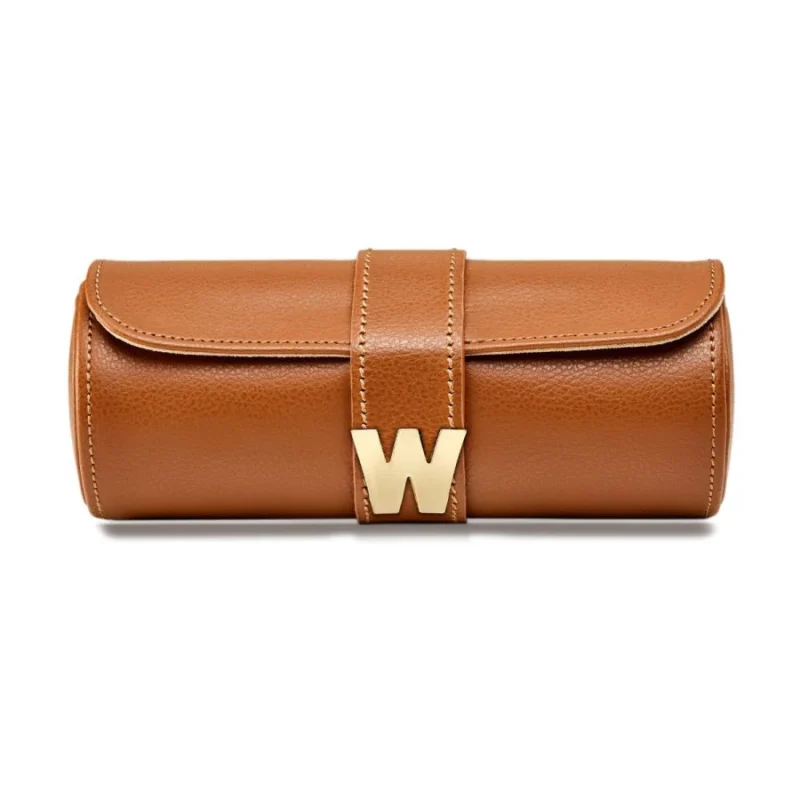 Cassandra Jewellery Watch Roll Cognac