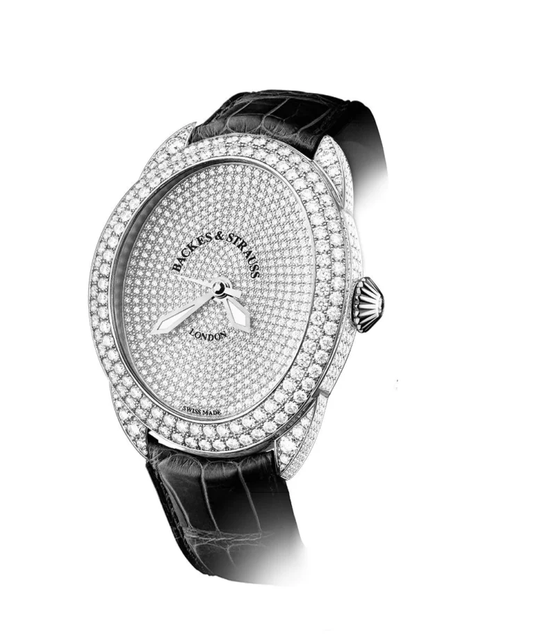 Regent 40 Stainless Steel Full Diamonds - Piece Unique
