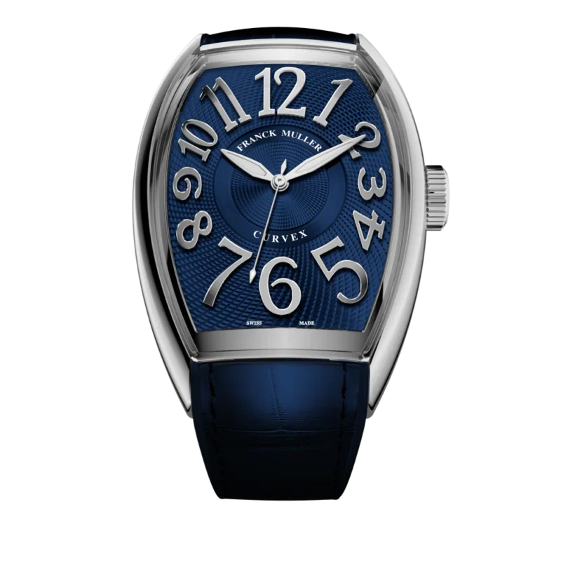 CX 36 Stainless Steel Curvex Dark Blue Dial
